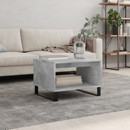 Mesa de centro madera de ingeniería gris hormigón 60x50x40 cm | Foro24.es | Tu tienda online para hogar, jardín y más Foro24.es