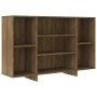 Aparador de madera de ingeniería marrón roble 120x30x75 cm | Foro24.es | Tu tienda online para hogar, jardín y más Foro24.es