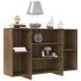 Aparador de madera de ingeniería marrón roble 120x30x75 cm | Foro24.es | Tu tienda online para hogar, jardín y más Foro24.es