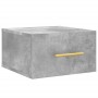 Mesita de noche de pared color gris hormigón 35x35x20 cm by , Lockers and storage cabinets - Ref: Foro24-829796, Price: 32,63...