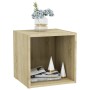 Muebles de TV 2uds madera contrachapada roble Sonoma 37x35x37cm | Foro24.es | Tu tienda online para hogar, jardín y más Foro24.es