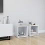 Muebles para TV 2 uds madera contrachapada blanco 37x35x37 cm by , TV Furniture - Ref: Foro24-805499, Price: 35,90 €, Discoun...