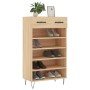Zapatero madera de ingeniería roble Sonoma 60x35x105 cm | Foro24.es | Tu tienda online para hogar, jardín y más Foro24.es