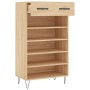 Zapatero madera de ingeniería roble Sonoma 60x35x105 cm | Foro24.es | Tu tienda online para hogar, jardín y más Foro24.es