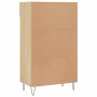 Zapatero madera de ingeniería roble Sonoma 60x35x105 cm | Foro24.es | Tu tienda online para hogar, jardín y más Foro24.es
