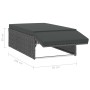 Set de muebles de jardín 2 pzas y cojines ratán sintético gris | Foro24.es | Tu tienda online para hogar, jardín y más Foro24.es