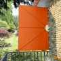 Toldo lateral plegable terraza color terracota 240x160 cm by , Umbrellas - Ref: Foro24-44571, Price: 42,60 €, Discount: %