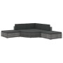 Set de muebles de jardín 6 pzas y cojines ratán sintético gris | Foro24.es | Tu tienda online para hogar, jardín y más Foro24.es