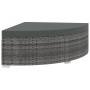 Set de muebles de jardín 6 pzas y cojines ratán sintético gris | Foro24.es | Tu tienda online para hogar, jardín y más Foro24.es