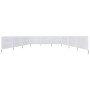 Paravientos de playa de 9 paneles tela blanco arena 1200x160 cm by , Umbrellas - Ref: Foro24-47198, Price: 128,61 €, Discount: %
