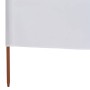 Paravientos de playa de 9 paneles tela blanco arena 1200x160 cm by , Umbrellas - Ref: Foro24-47198, Price: 128,61 €, Discount: %