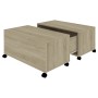 Mesa de centro madera contrachapada roble Sonoma 75x75x38 cm | Foro24.es | Tu tienda online para hogar, jardín y más Foro24.es
