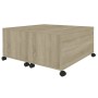 Mesa de centro madera contrachapada roble Sonoma 75x75x38 cm | Foro24.es | Tu tienda online para hogar, jardín y más Foro24.es