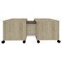 Mesa de centro madera contrachapada roble Sonoma 75x75x38 cm | Foro24.es | Tu tienda online para hogar, jardín y más Foro24.es