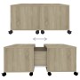 Mesa de centro madera contrachapada roble Sonoma 75x75x38 cm | Foro24.es | Tu tienda online para hogar, jardín y más Foro24.es