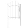 Puerta de jardín de acero blanco 1x2 m von , Gartentore - Ref: Foro24-143065, Preis: 119,16 €, Rabatt: %