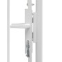 Puerta de jardín de acero blanco 1x2 m von , Gartentore - Ref: Foro24-143065, Preis: 119,16 €, Rabatt: %