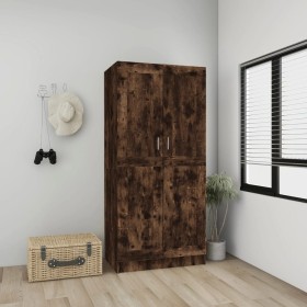Armario madera contrachapada roble ahumado 82,5x51,5x180 cm von , Kleiderschränke - Ref: Foro24-826638, Preis: 169,65 €, Raba...
