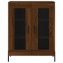 Aparador de madera de ingeniería marrón roble 69,5x34x90 cm | Foro24.es | Tu tienda online para hogar, jardín y más Foro24.es