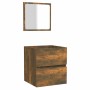 Armario de baño con espejo madera contrachapada roble ahumado by , Bathroom furniture - Ref: Foro24-820472, Price: 45,50 €, D...