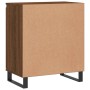 Aparador madera contrachapada marrón roble 60x35x70 cm de , Aparadores - Ref: Foro24-827171, Precio: 81,80 €, Descuento: %