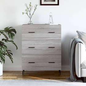 Aparador de madera de ingeniería gris Sonoma 69,5x34x90 cm by , Sideboards - Ref: Foro24-827874, Price: 101,12 €, Discount: %