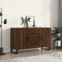 Aparador de madera de ingeniería roble marrón 100x36x60 cm von , Sideboards - Ref: Foro24-828203, Preis: 127,59 €, Rabatt: %