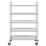 Carrito de cocina de 5 alturas 107x55x147 cm acero inoxidable von , Küchen- und Speisewagen - Ref: Foro24-50917, Preis: 209,8...