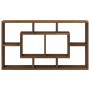 Estantería de pared con 8 compartimentos roble marrón von , Regale und Regale - Ref: Foro24-342594, Preis: 52,16 €, Rabatt: %