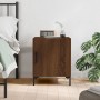 Mesita de noche madera de ingeniería marrón roble 40x40x50 cm | Foro24.es | Tu tienda online para hogar, jardín y más Foro24.es