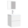 Armario de baño con espejo madera de ingeniería blanco von , Badezimmermöbel - Ref: Foro24-804863, Preis: 60,45 €, Rabatt: %