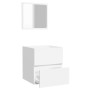Armario de baño con espejo madera de ingeniería blanco von , Badezimmermöbel - Ref: Foro24-804863, Preis: 60,45 €, Rabatt: %