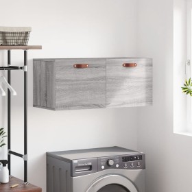 Armario de pared madera de ingeniería gris Sonoma 80x36,5x35 cm von , Schließfächer und Lagerschränke - Ref: Foro24-830058, P...