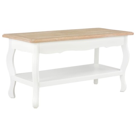 Mesa de centro madera maciza pino blanco marrón 87,5x42x44 cm von , Couchtisch - Ref: Foro24-280023, Preis: 152,68 €, Rabatt: %