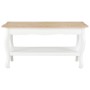 Mesa de centro madera maciza pino blanco marrón 87,5x42x44 cm von , Couchtisch - Ref: Foro24-280023, Preis: 152,68 €, Rabatt: %