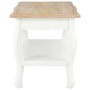 Mesa de centro madera maciza pino blanco marrón 87,5x42x44 cm von , Couchtisch - Ref: Foro24-280023, Preis: 152,68 €, Rabatt: %