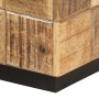 Mesas de centro con diseño de bloque 2 uds madera mango rugosa | Foro24.es | Tu tienda online para hogar, jardín y más Foro24.es
