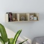 Estante de pared para CD contrachapada color roble 75x18x18cm von , Regale und Regale - Ref: Foro24-801313, Preis: 30,01 €, R...