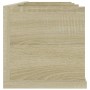 Estante de pared para CD contrachapada color roble 75x18x18cm von , Regale und Regale - Ref: Foro24-801313, Preis: 30,01 €, R...