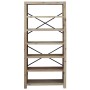 Estantería de 6 niveles madera maciza de acacia 80x30x170 cm by , Bookcases and shelves - Ref: Foro24-345083, Price: 193,44 €...