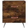 Mesita de noche madera ingeniería roble ahumado 40x35x47,5 cm | Foro24.es | Tu tienda online para hogar, jardín y más Foro24.es
