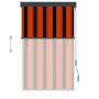 Estor enrollable de exterior naranja y marrón 100x250 cm | Foro24.es | Tu tienda online para hogar, jardín y más Foro24.es