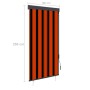 Estor enrollable de exterior naranja y marrón 100x250 cm | Foro24.es | Tu tienda online para hogar, jardín y más Foro24.es