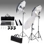 Kit de iluminación de estudio trípodes y sombrillas 24 vatios | Foro24.es | Tu tienda online para hogar, jardín y más Foro24.es