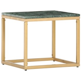 Mesa de centro piedra real textura de mármol verde 40x40x35 cm de , Mesas de centro - Ref: Foro24-286437, Precio: 70,57 €, De...