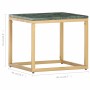 Mesa de centro piedra real textura de mármol verde 40x40x35 cm von , Couchtisch - Ref: Foro24-286437, Preis: 70,57 €, Rabatt: %