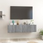 Muebles para TV colgantes 2 uds madera gris Sonoma 60x30x30 cm | Foro24.es | Tu tienda online para hogar, jardín y más Foro24.es