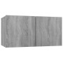 Muebles para TV colgantes 2 uds madera gris Sonoma 60x30x30 cm | Foro24.es | Tu tienda online para hogar, jardín y más Foro24.es