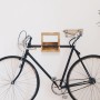 Soporte de bicicletas pared 35x25x25 cm madera de mango rugosa by , Vehicle bike rack - Ref: Foro24-320477, Price: 58,27 €, D...