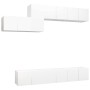 Set de muebles de salón TV 7 piezas madera de ingeniería blanco von , TV-Möbel - Ref: Foro24-3078729, Preis: 207,54 €, Rabatt: %